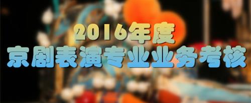 www.骚逼.cn日逼.com骚逼喷水黄片国家京剧院2016年度京剧表演专业业务考...